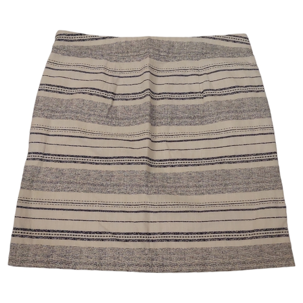 Tommy Hilfiger White and Navy Blue Ladies Womens Skirt Size 0 - Picture 3 of 4
